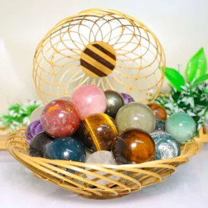 Tiger Eye Crystal Sphere (Confidence)